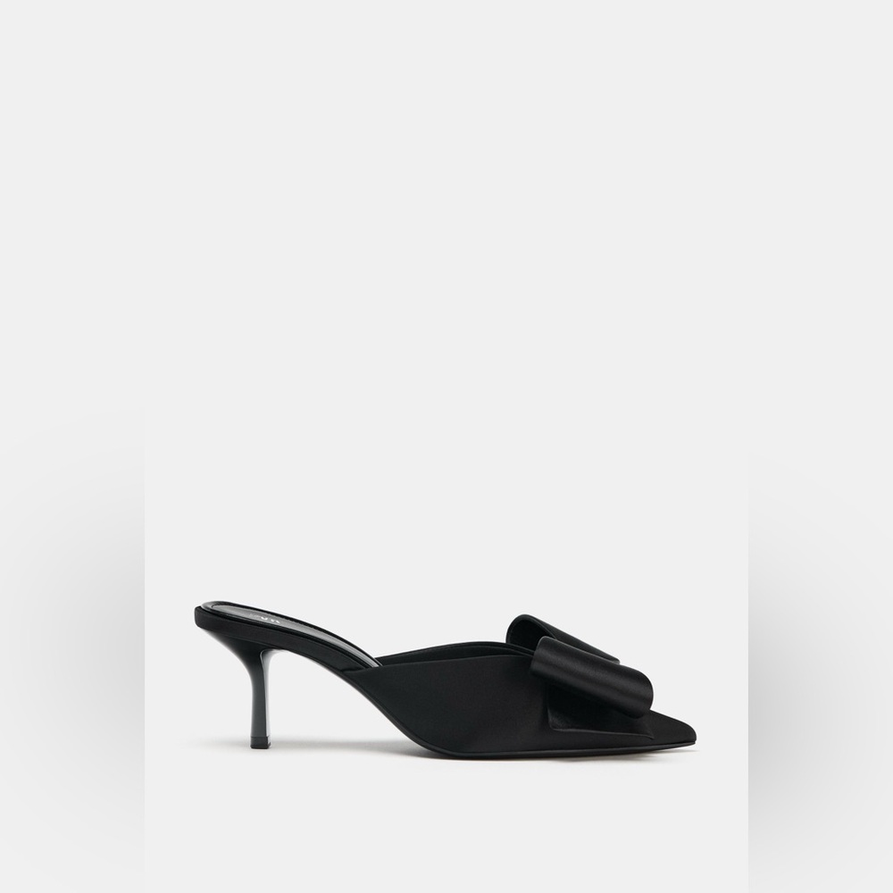ZARA BOW HEELED MULES - Picture 5 of 5